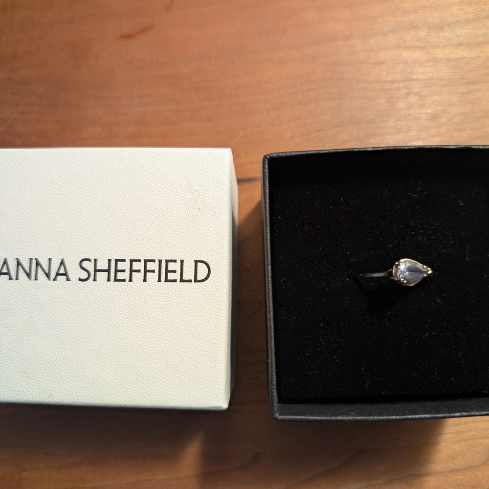 Gold Spinel Luna Ring - Size 9